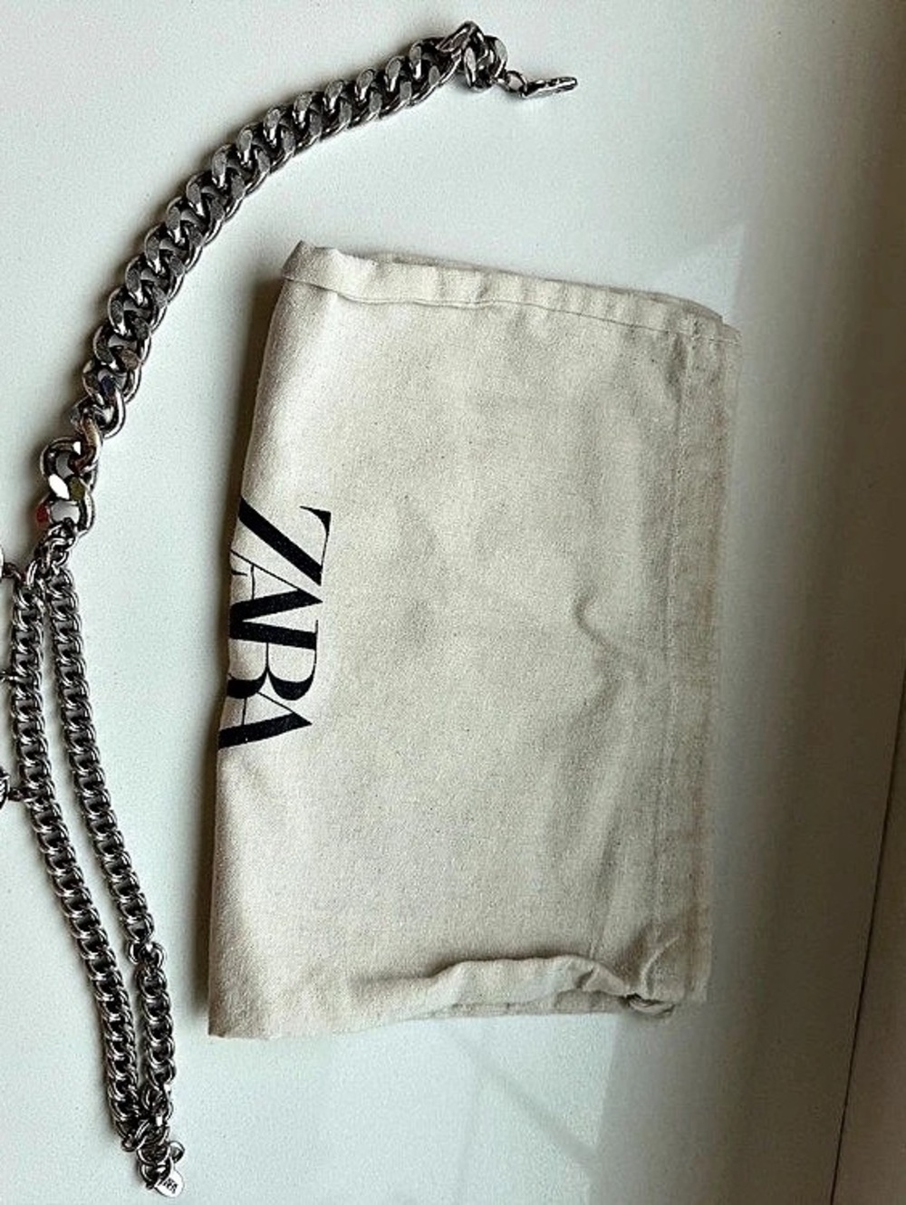 Zara Mixed Charm and Medal Necklaces Silver
